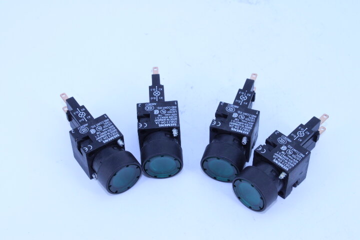 Siemens taster 3SB, Siemens Leuchtsockel, Siemens Schaltelement 3SB 0