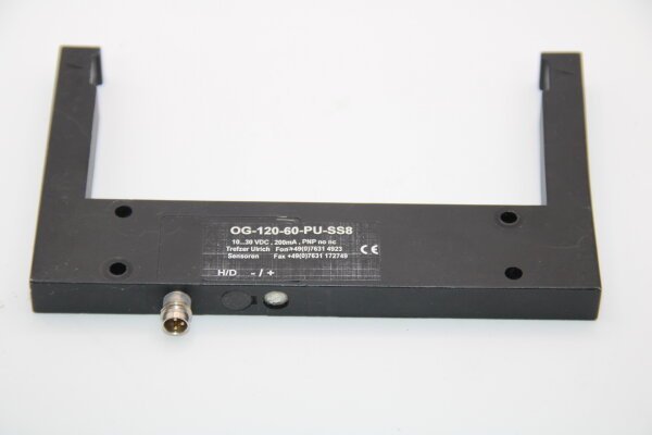 Trefzer Sensoren OG-120-60-PU-SS8 Gabellichtschranke