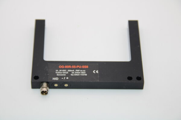 Trefzer Sensoren OG-80R-55-PU-SS8 Gabellichtschranke