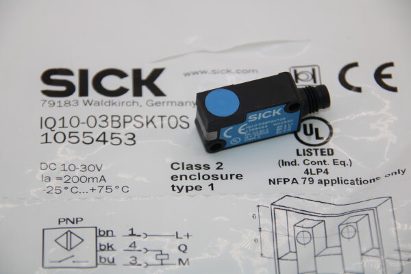 SICK IQ10-03BPSKT0S (1055453) Induktiver Näherungssensor