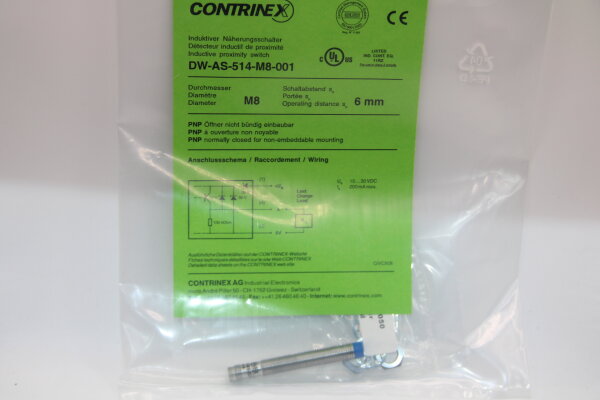 CONTRINEX DW-AS-514--M8-001 Induktiver Näherungsschalter