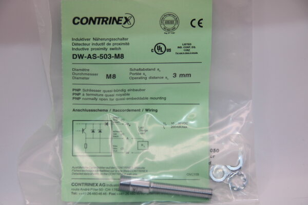 CONTRINEX  DW-AS-503-M8 Induktiver Näherungsschalter