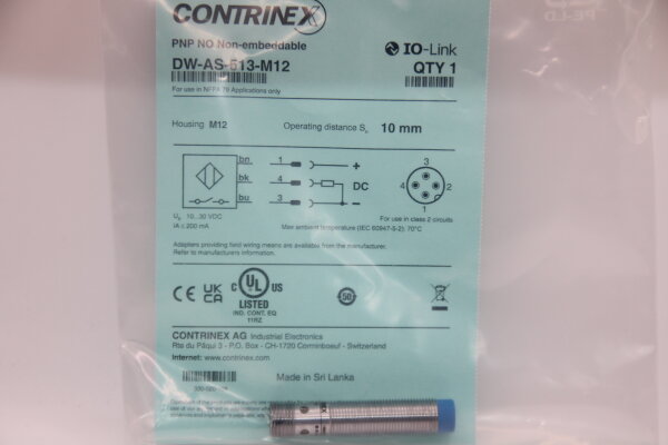 CONTRINEX DW-AS-513-M12 Induktiver Näherungsschalter