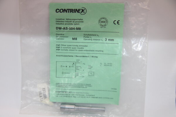 CONTRINEX DW-AS-504-M8 Induktiver Näherungsschalter