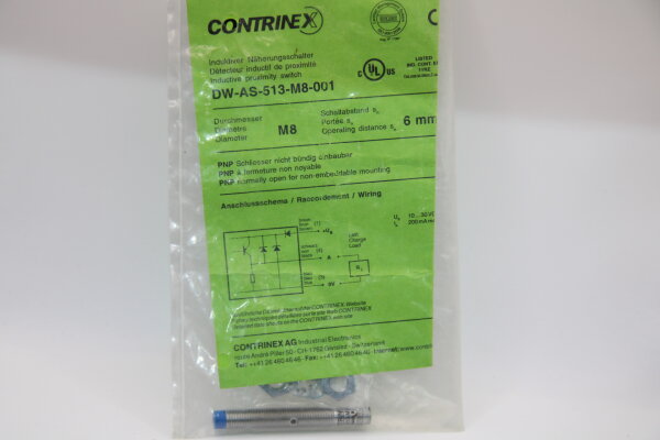 CONTRINEX DW-AS-513-M8-001 Induktiver Näherungsschalter