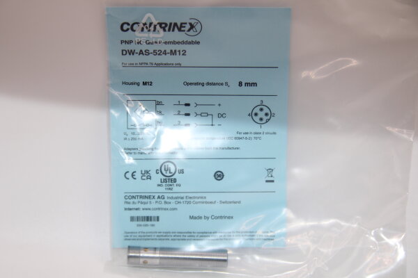 CONTRINEX DW-AS-524-M12 Induktiver Näherungsschalter