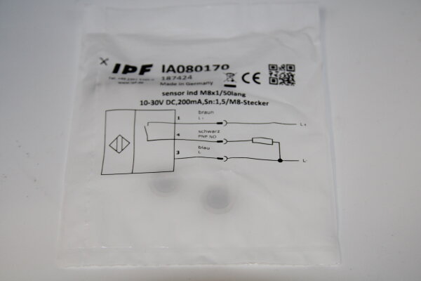IPF IA080170 Induktiver Näherungsschalter