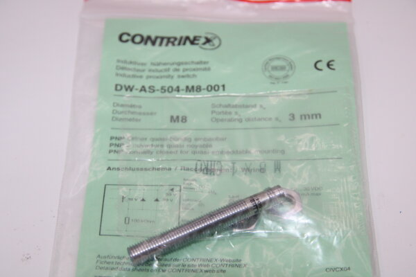 CONTRINEX DW-AS-504-M8-001 Induktiver Näherungsschalter