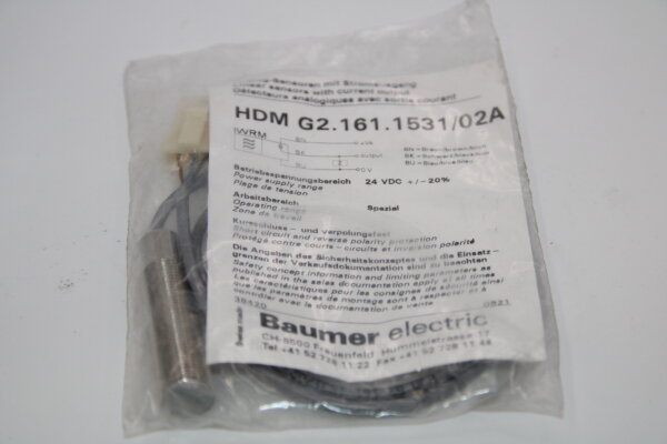 BAUMER HDM G2.161.1531/02A Analog-Sensor mit Stromausgang