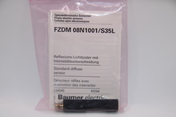 BAUMER FZDM 08N1001/S35L Reflexions Lichttaster