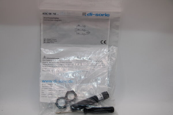 DI-SORIC KDC 12 K 08 PSK-IBSL Kapazitiver Sensor