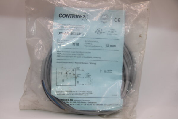 CONTRINEX  DW-AS-503-M18 Induktiver Näherungsschalter