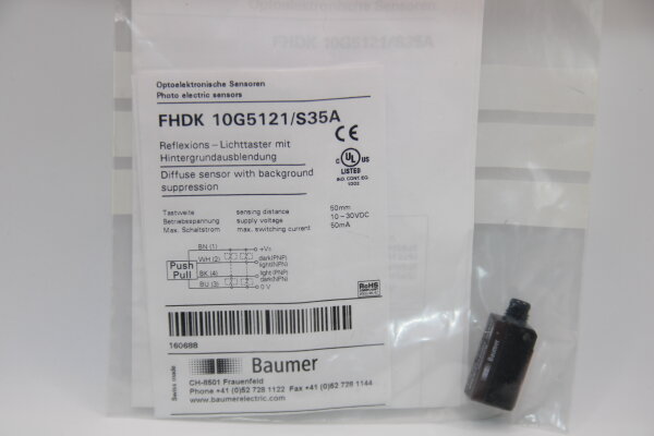 BAUMER FHDK-10G5121/S35A Lichttaster