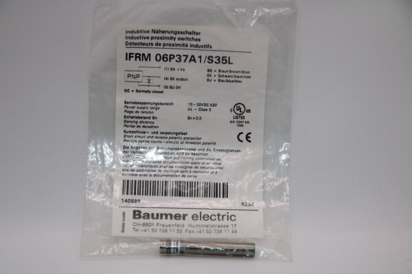 BAUMER IFRM-06P37A1/S35L  Induktiver-Sensor