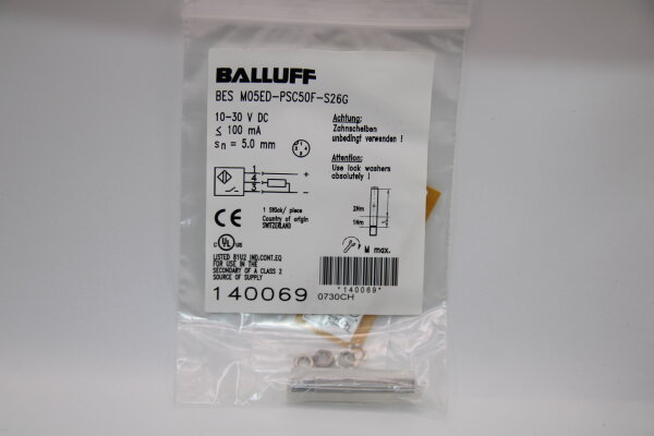 BALLUFF BES-M05ED-PSC50F-S26G-(140069) Induktiver-Näherungsschalter