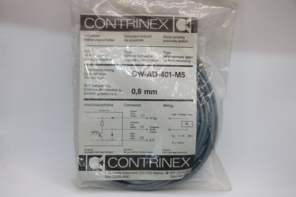 CONTRINEX  DW-AD-401-M5 Induktiver-Näherungsschalter