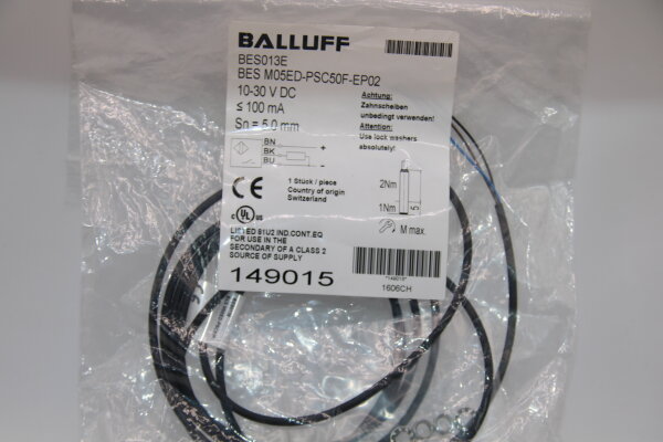 BALLUFF BES-M05ED-PSC50F-EP02-(149015) Induktiver-Näherungsschalter
