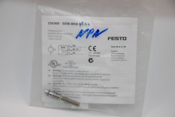 FESTO SIEN-M5B-NS-S-L-(150369) Induktiver-Sensor