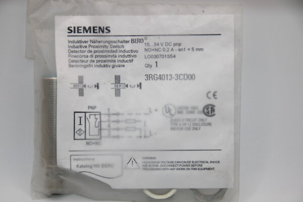 SIEMENS 3RG4013-3CD00 Induktiver-Sensor