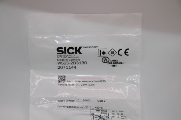 SICK WS2S-2D3130-(2071144) Lichttaster