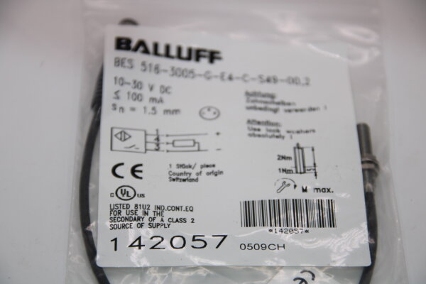 BALLUFF BES-516-3005-G-E4-C-S49-00,2 Induktiver-Sensor