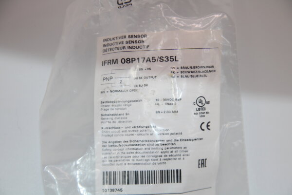 BAUMER IFRM-08P17A3/S35L Induktiver-Sensor