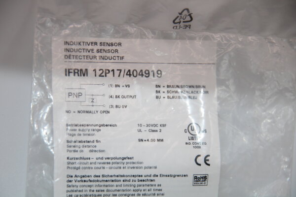 BAUMER IFRM-12P17/404919 Induktiver-Sensor