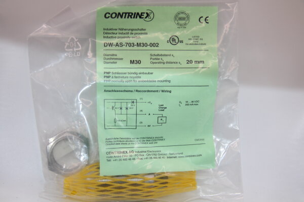 CONTRINEX DW-AS-703-M30-002 Induktiver-Näherungsschalter
