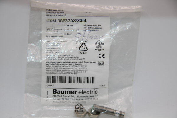 BAUMER IFRM-08P37A3/S35L Induktiver-Sensor