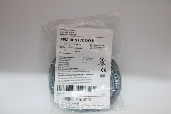 BAUMER IFFM-08N1703/O1L Induktiver-Sensor