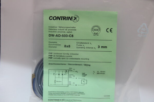 CONTRINEX DW-AD-503-C8 Induktiver-Näherungsschalter