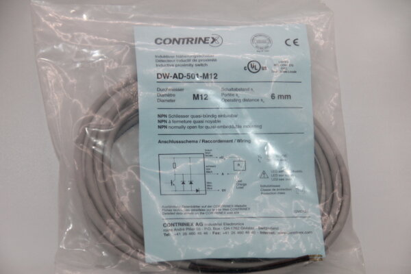 CONTRINEX DW-AD-501-M12 Induktiver-Näherungsschalter