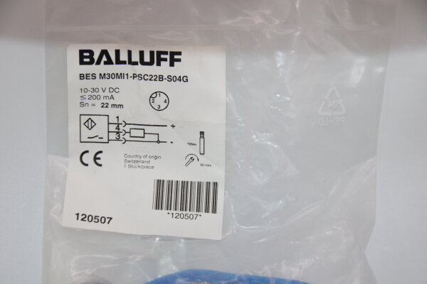 BALLUFF BES-M30MI1-PSC22B-S04G Induktiver-Sensor