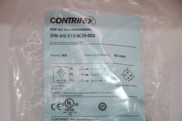 CONTRINEX DW-AS-513-M30-002 Induktiver-Näherungsschalter
