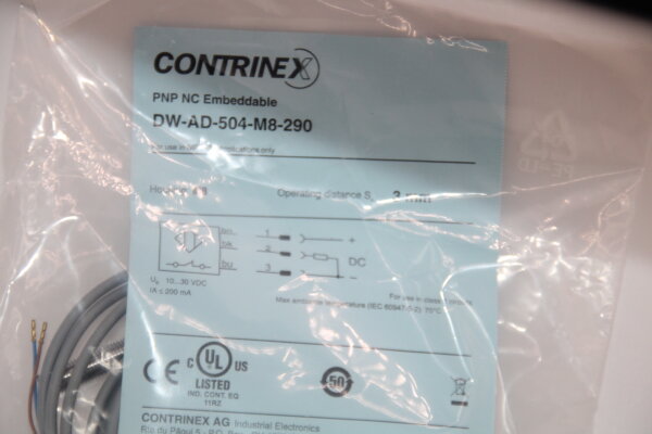 CONTRINEX DW-AD-504-M8-290 Induktiver-Näherungsschalter