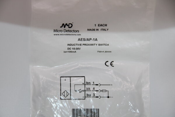 MICRO_DETECTORS AES/AP-1A Induktiver-Näherungsschalter