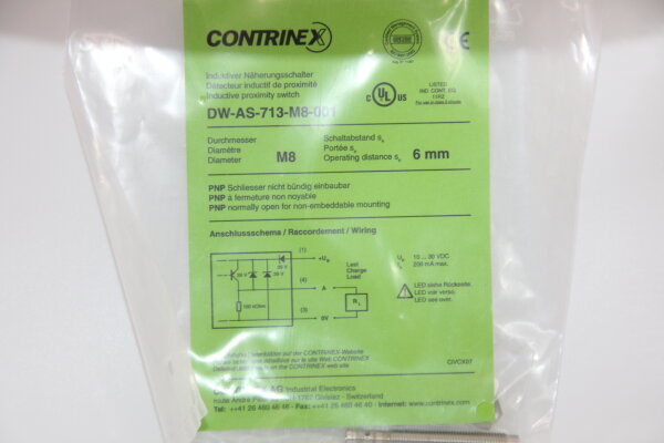 CONTRINEX DW-AS-713-M8-001 Induktiver-Näherungsschalter