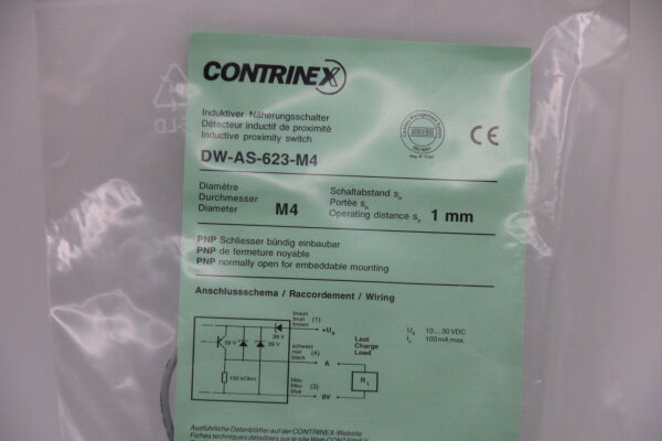 CONTRINEX DW-AS-623-M4 Induktiver-Näherungsschalter