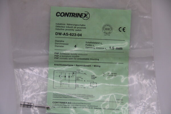 CONTRINEX DW-AS-623-04 Induktiver-Näherungsschalter