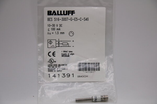 BALLUFF BES-516-3007-G-E5-C-S49 Induktiver-Sensor