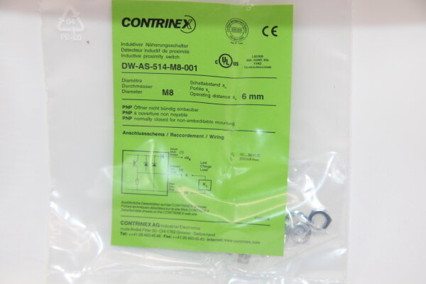 CONTRINEX DW-AS-514-M8-001 Induktiver-Näherungsschalter
