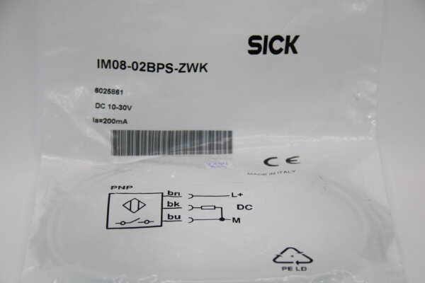 SICK IM08-02BPS-ZWK-(6025861) Induktiver-Näherungssensor
