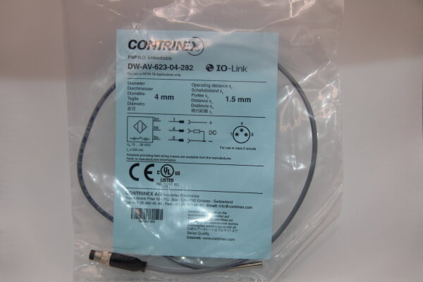 CONTRINEX DW-AV-623-04-282 Induktiver-Näherungsschalter