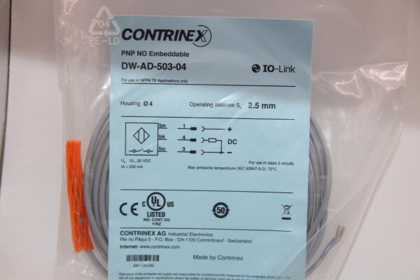 CONTRINEX DW-AD-503-04 Induktiver-Näherungsschalter