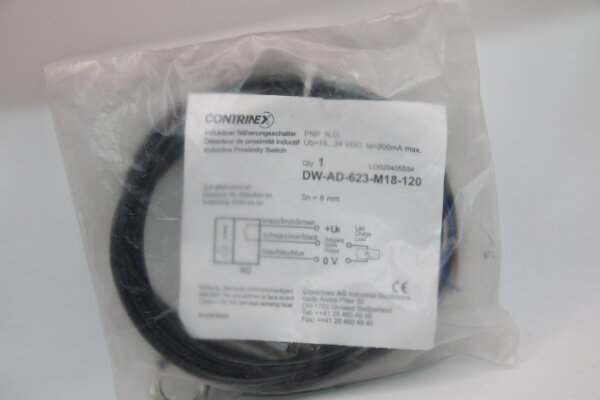 CONTRINEX DW-AD-623-M18-120 Induktiver-Näherungsschalter