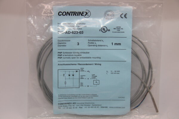 CONTRINEX DW-AD-623-03 Induktiver-Näherungsschalter