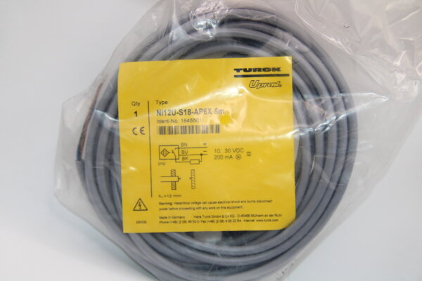 TURCK Ni12U-S18-AP6X-5m Induktiver-Sensor