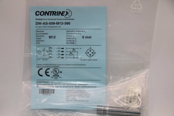 CONTRINEX DW-AS-509-M12-390 Induktiver-Näherungsschalter