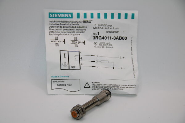 SIEMENS 3RG4011-3AB00 Induktiver-Näherungsschalter