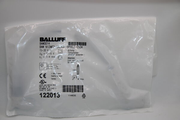 BALLUFF BAW0014-BAW-M12MF2-UACF-BP00,2-GS04 Induktiver-Sensor